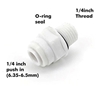 Duotight 6.35mm Female by 1/4" BSP Male Thread Bulkhead