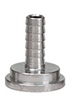 Nickel Plated Brass Shank Nipple 1/4"