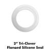 2" Tri Clamp Flanged Silicone Gasket Seal