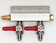 Two Valve 1/4"  Threaded Gas Distributor