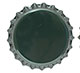 320 Green Bottle Caps