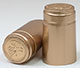 Gold Heat Shrink Capsules