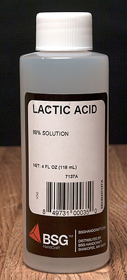 4 Oz. Lactic Acid (Ground Shipping Only)