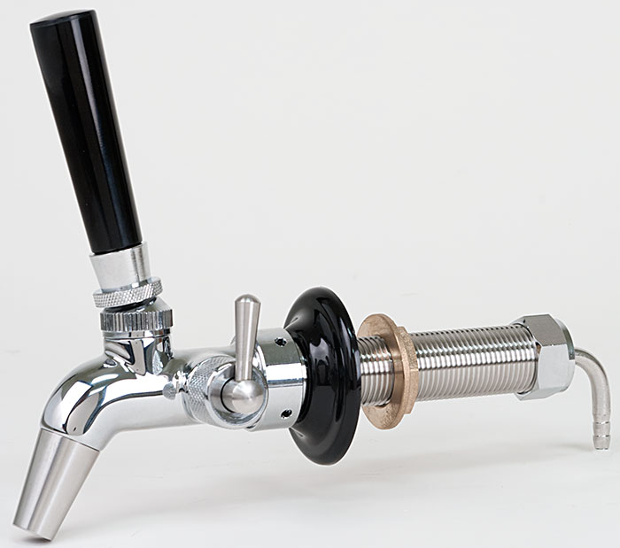 Nukatap Forward Seal Gen 2 Flow Control  Faucet With Stainless Shank