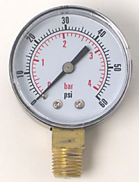 0-60 PSI Regulator Gauge