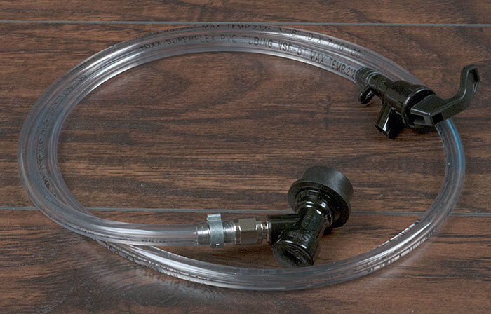 Ball-Lock Picnic Tap With PVC Beer Tubing