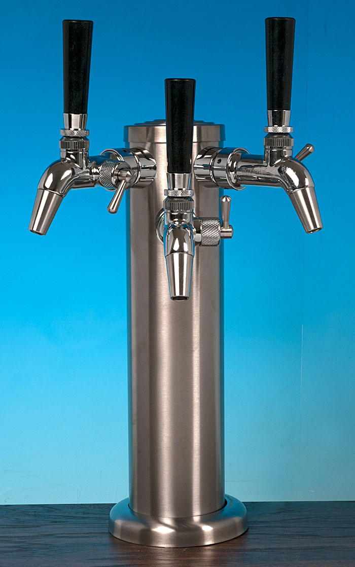 Nukatap Triple Flow Control Complete Stainless Tower