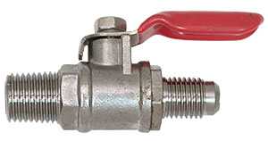 Shut Off Valve W/Check And 1/4" Flare