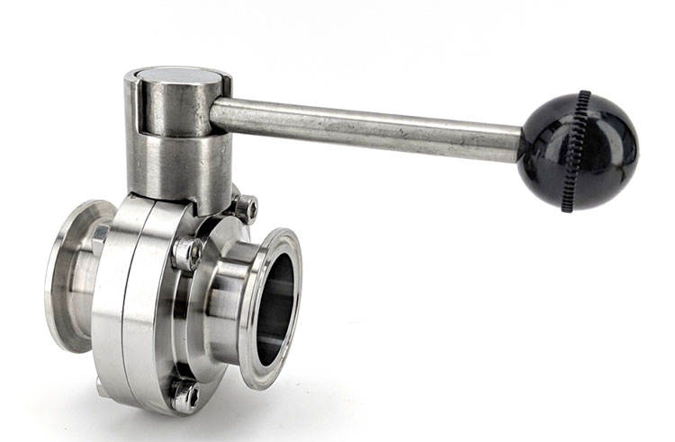 1½" Tri-Clamp Butterfly Valve