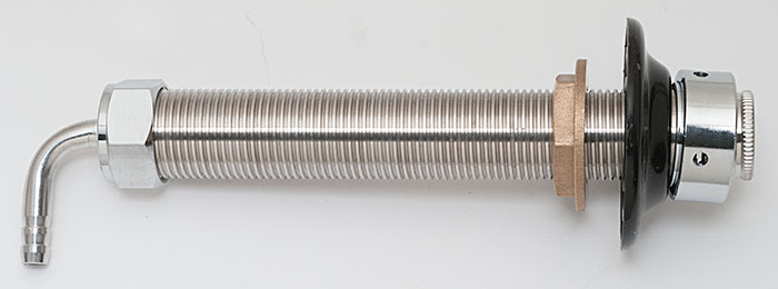 Nukatap  6" Stainless Shank Assembly