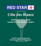 Red Star Cotes De Blancs Yeast