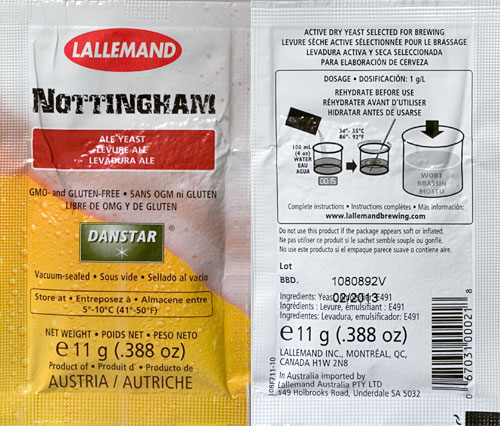 Nottingham Ale Dry Yeast
