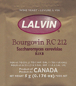 Lalvin RC-212 Wine Yeast