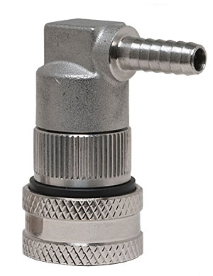 Keg Land Stainless Beer Ball Lock Barbed