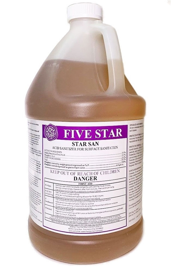 1 Gallon Star San HB (No Air Shipment)
