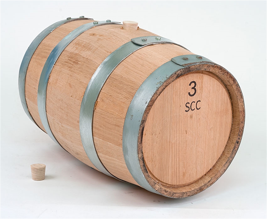 3 Gallon Gibbs Brothers Oak Barrel Char #3 