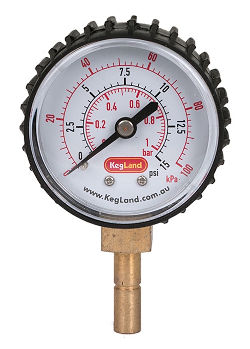DuoTight 0-15 PSI Pressure Gauge