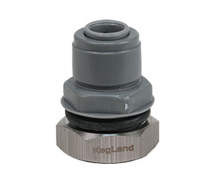 DuoTight 9.5mm Bulkhead With Nut 