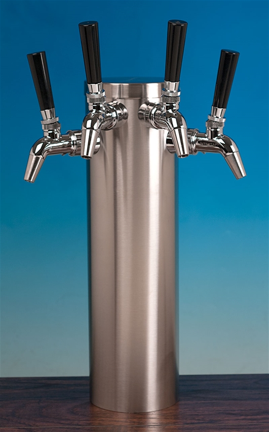 Nukatap Quad Complete Stainless Tower