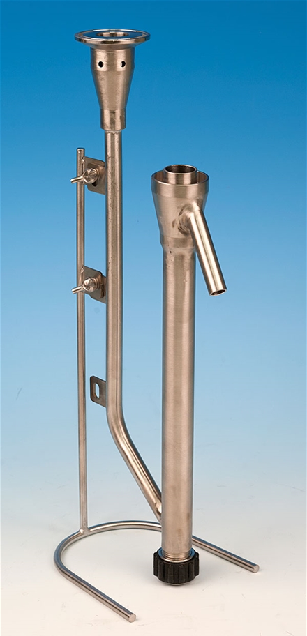 PolyPhoenix Adjustable Distillation Parrot with 1.5' Tri Clamp inlet