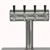 Nukatap Flow Control Quad T-Bar Complete Stainless Tower 