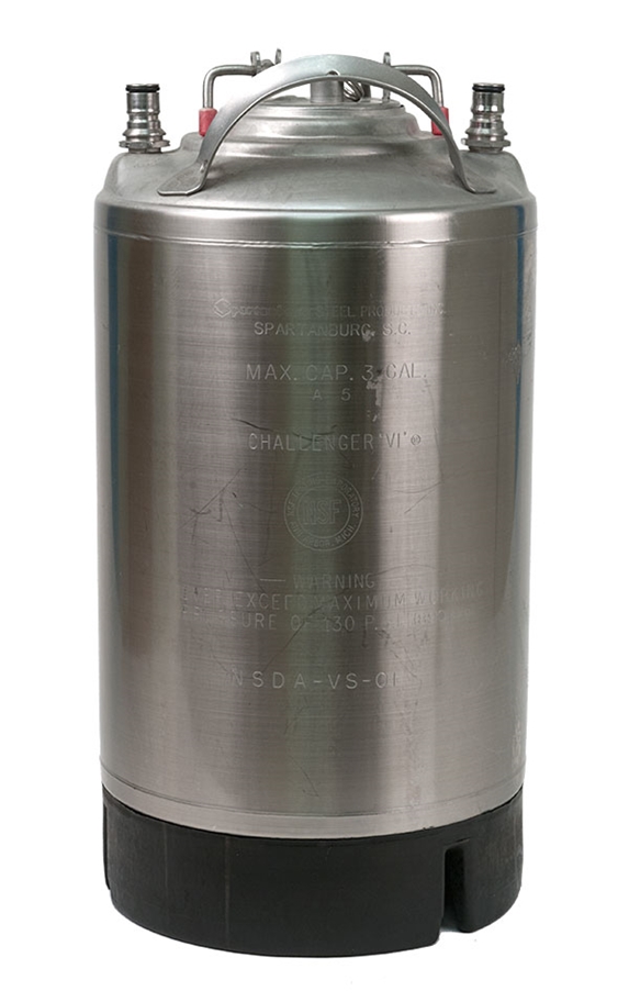 3 Gallon Spartanburg Challenger VI Used Keg