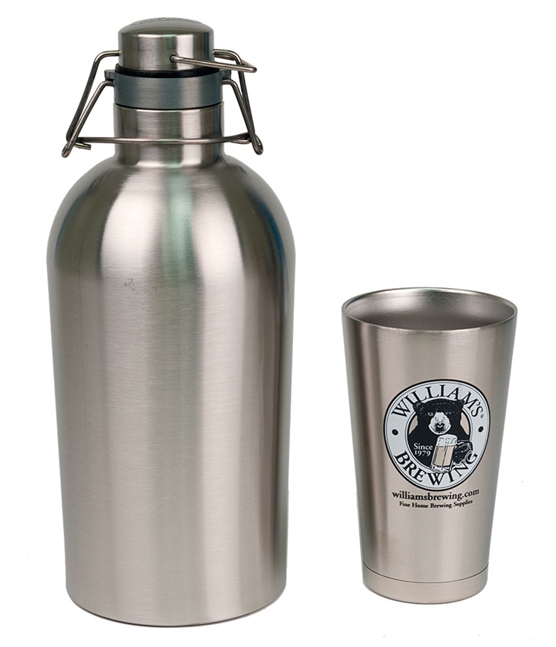 64 Ounce Ultimate MK2 Growler Pint Glass Set