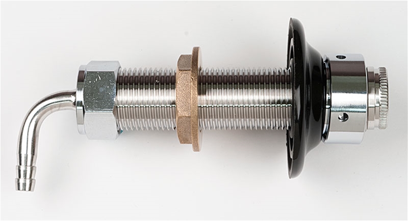 Nukatap 4"  Stainless Shank Assembly