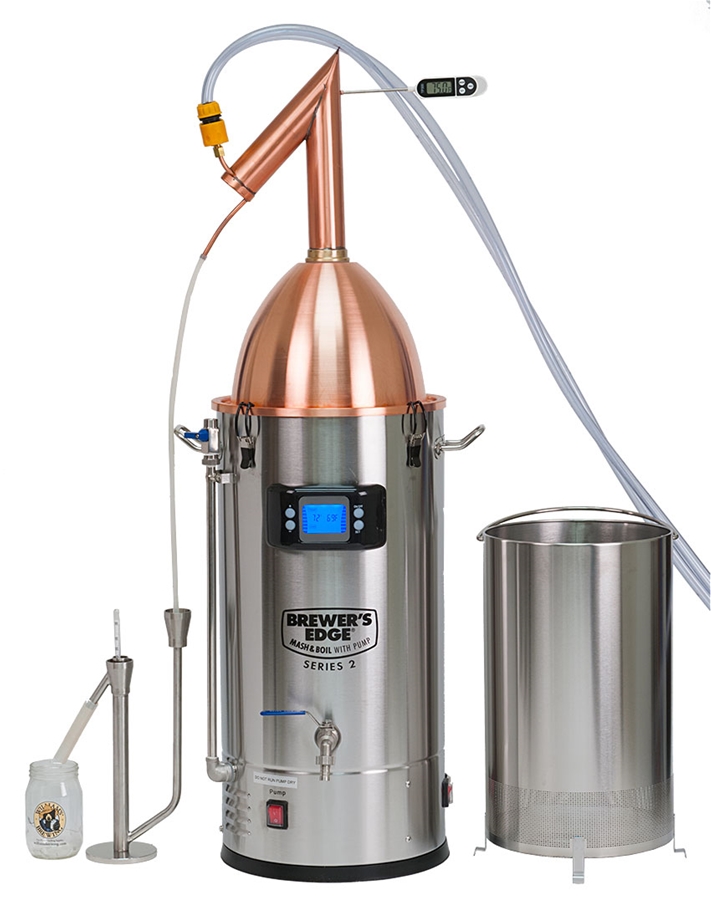 Mash & Boil With Pump Pot Still Dome Package