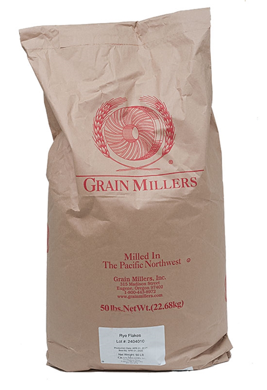 50 Pounds Flaked Rye (Actual Shipping Item)