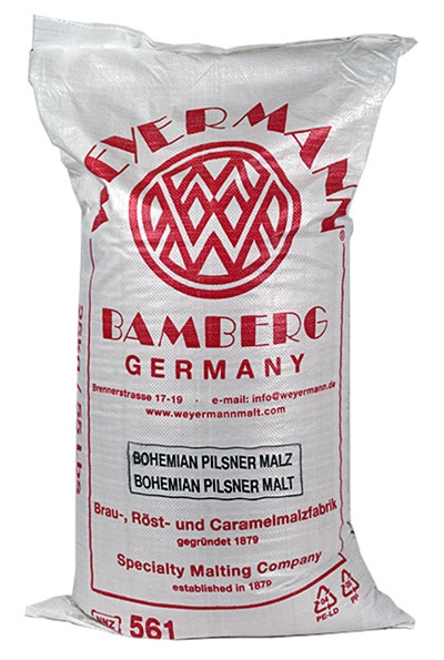 55 Lbs Weyermann® Bohemian Pilsner Malt (Actual Shipping Item)