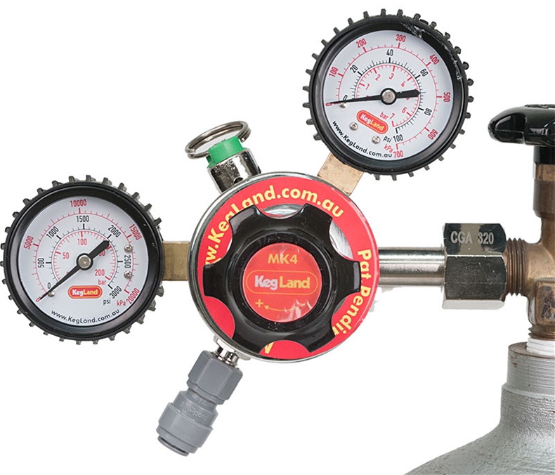 MK4 Single C02 Regulator