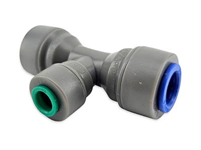 DuoTight 9.5mm Female to 6.35mm Female Reducing Tee