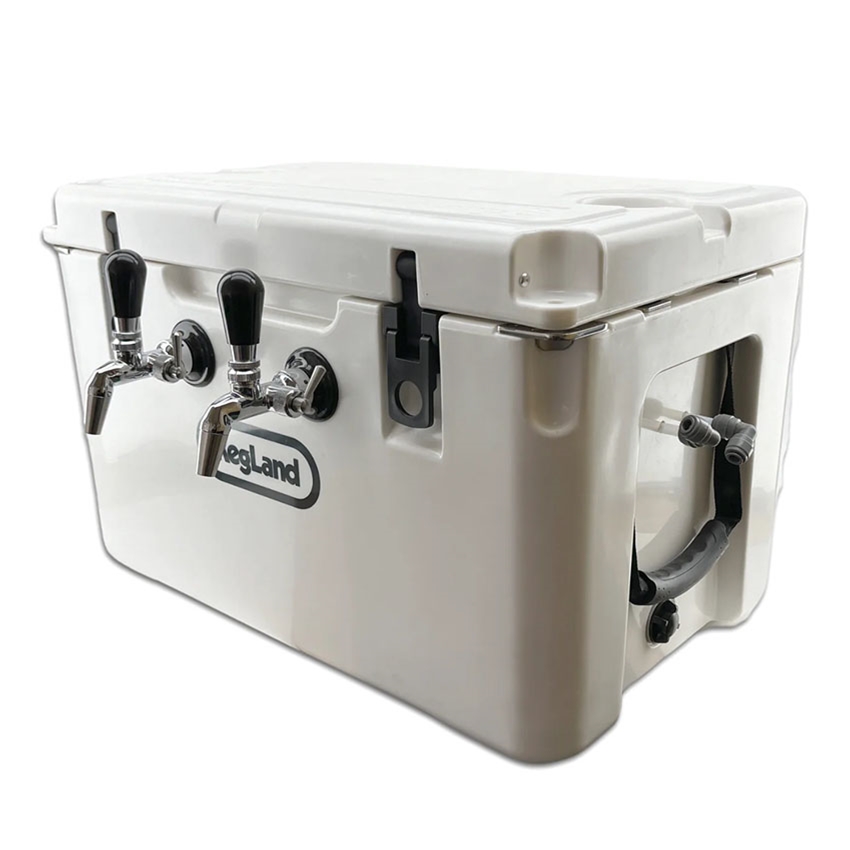 Rotomolded Two Tap Cold Plate Jockey Box