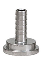 Nickel Plated Brass Shank Nipple 1/4"