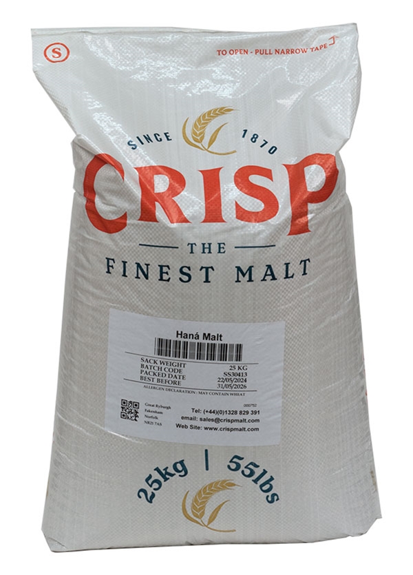 55 Lbs Hana Heritage Pilsner Malt (Actual Shipping Item)