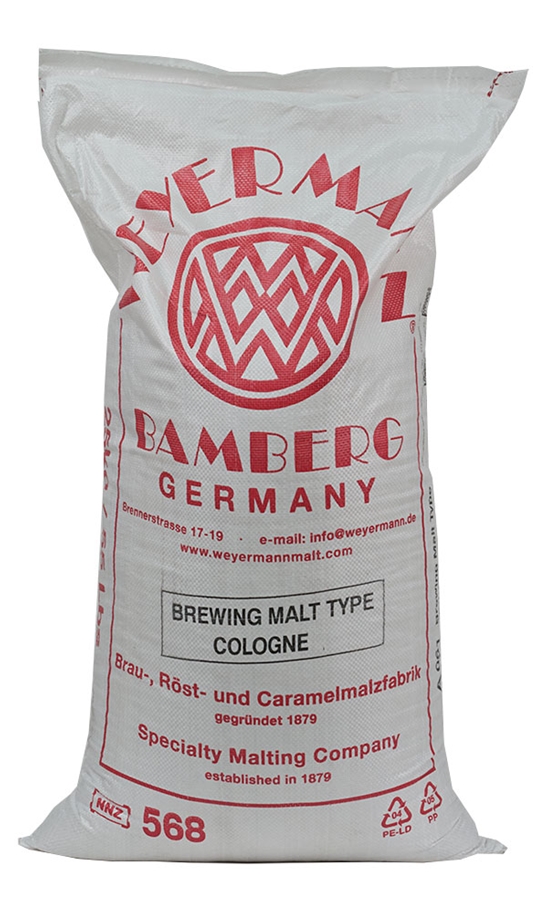 55 Lbs Weyermann® Brewing Malt Type Cologne  (Actual Shipping Item)