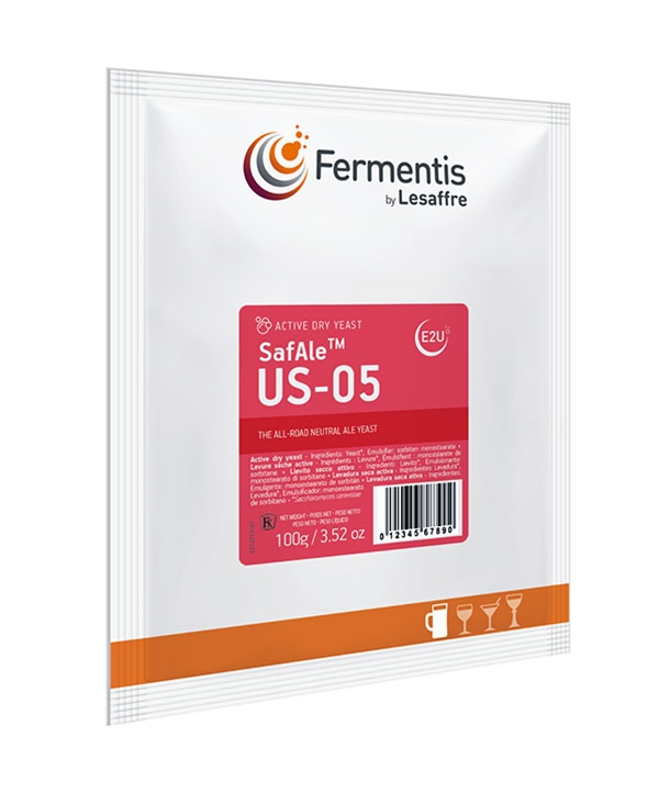  Safale US-05 Dry Ale Yeast 100 Grams Expired