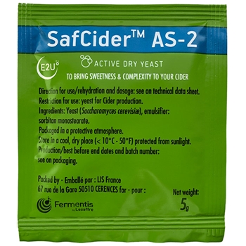  Fermentis Safcider™ AS-2 Yeast