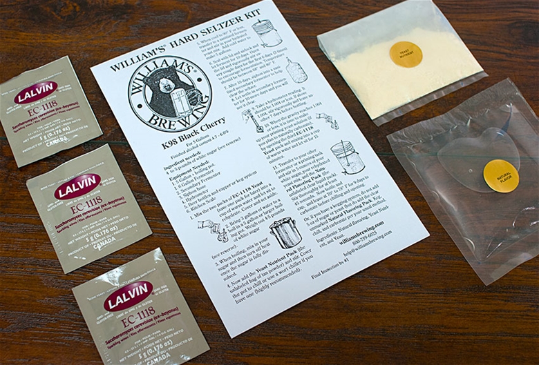 Black Cherry Hard Seltzer Kit