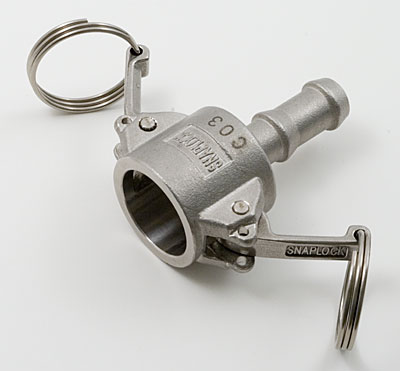 Snaplock Coupler 1/2" Hose Barb