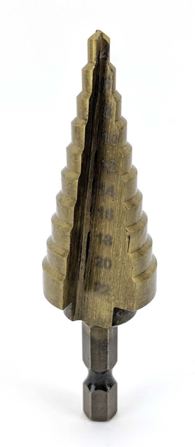 4 to 22mm Step Drill
