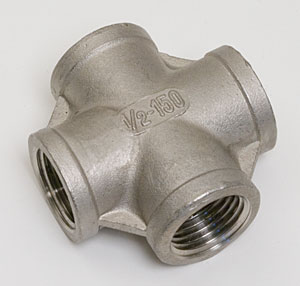 Stainless ½" NPT Cross 