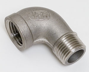  Stainless ½" NPT Adapter Elbow
