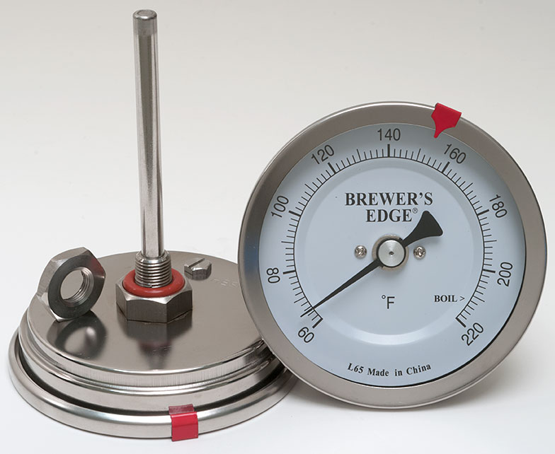 Weldless Brewer's Edge® Pot Thermometer